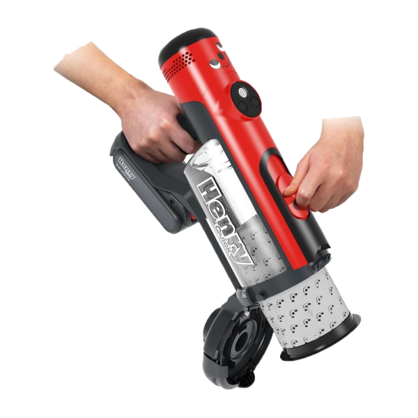 Numatic steelstofzuiger Henry Quick HEN100R rood            - met GRATIS Pods - Afbeelding 2