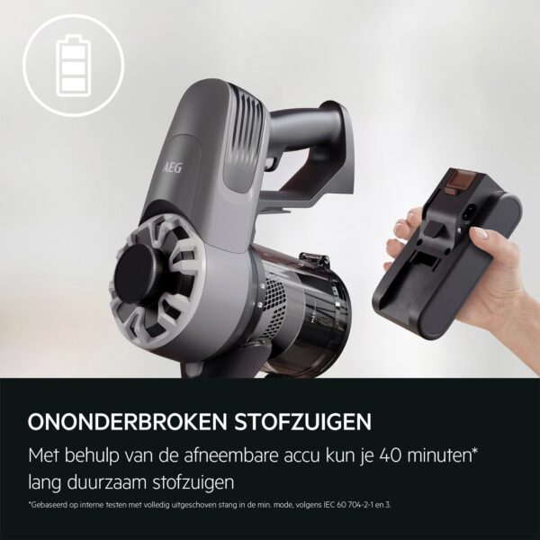 AEG steelstofzuiger AP31CB21TG grijs - Afbeelding 2