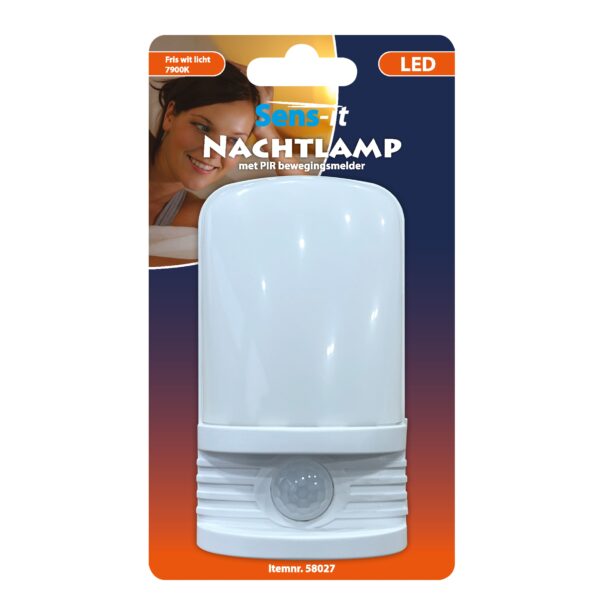 Display 12 stuks LED Nachtlamp PIR + licht/donker sensor - Afbeelding 2
