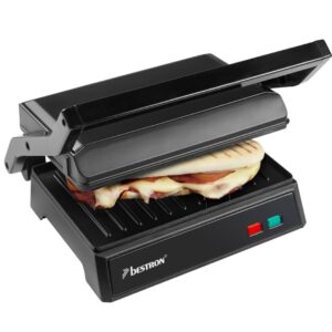 Bestron contactgrill APM124BL zwart