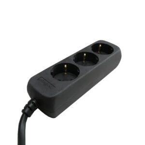 TCD 3V + RA 1,5 meter 3x1.0mm² zwart