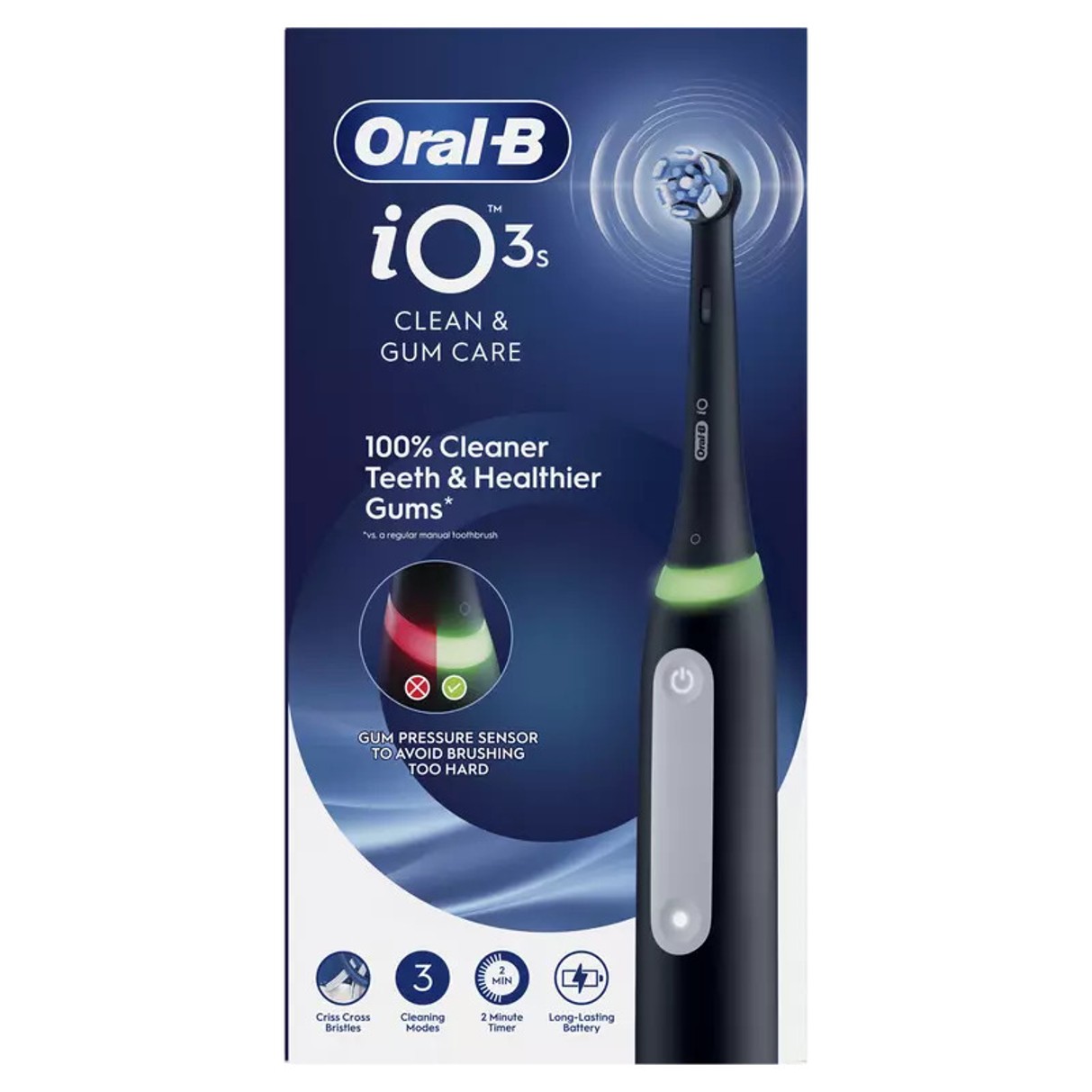 Oral-B tandenborstel iO3 Travel Edition zwart